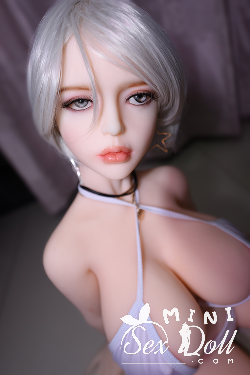 100-119cm 105cm (3ft4) White-haired Big Butt Small Love Doll-Liana 11