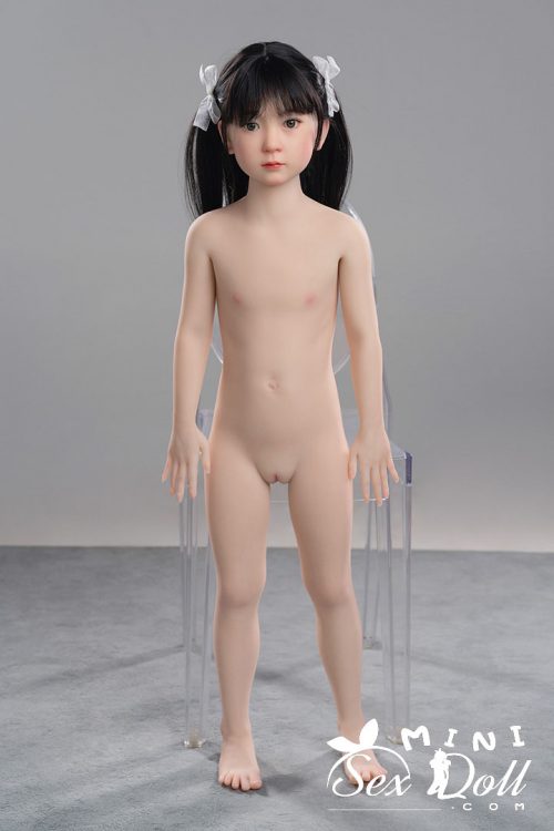 100-119cm 110cm(3ft6) Flat Chested Mini Sex Dolls -Laura 2