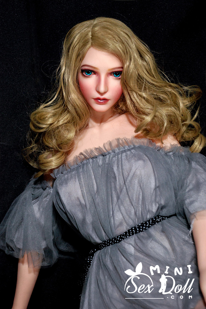 $1000+ 102cm(3.34ft) Blonde Mini Silicone Sex Doll-Momoe 5