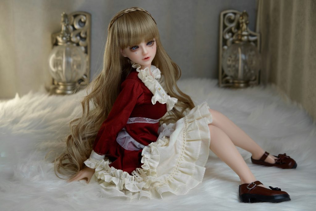 <$600 60cm(1.97ft) Blonde Mini Sex Doll-Uerica 16