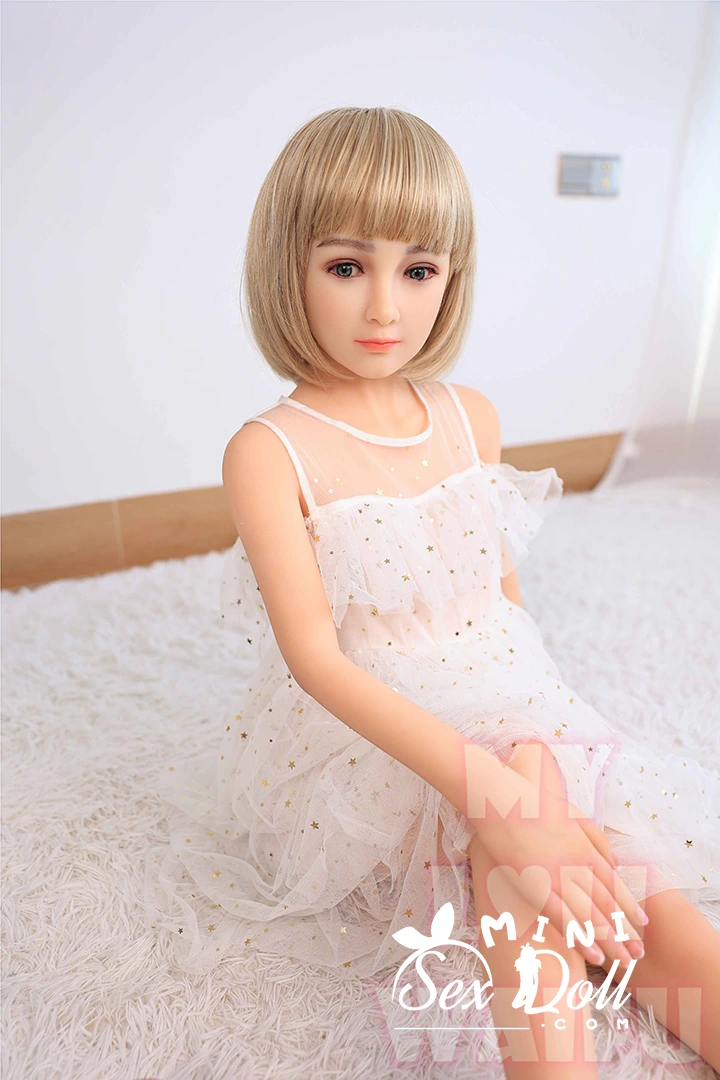 $1000+ 126cm(4ft1) Blonde Super Realistic Mini Sex Doll-Yuki 9