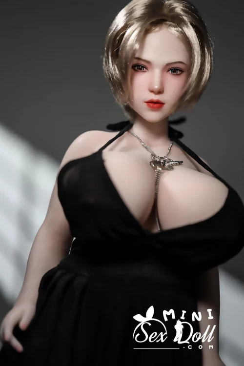 <$600 60cm/1.96ft Big Tits Silicone Mini Sex Doll-Delilah