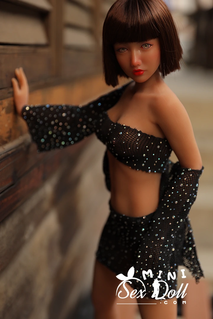 <$600 60cm/1.96ft Ebony Tiny Sex Doll-Hadley 5