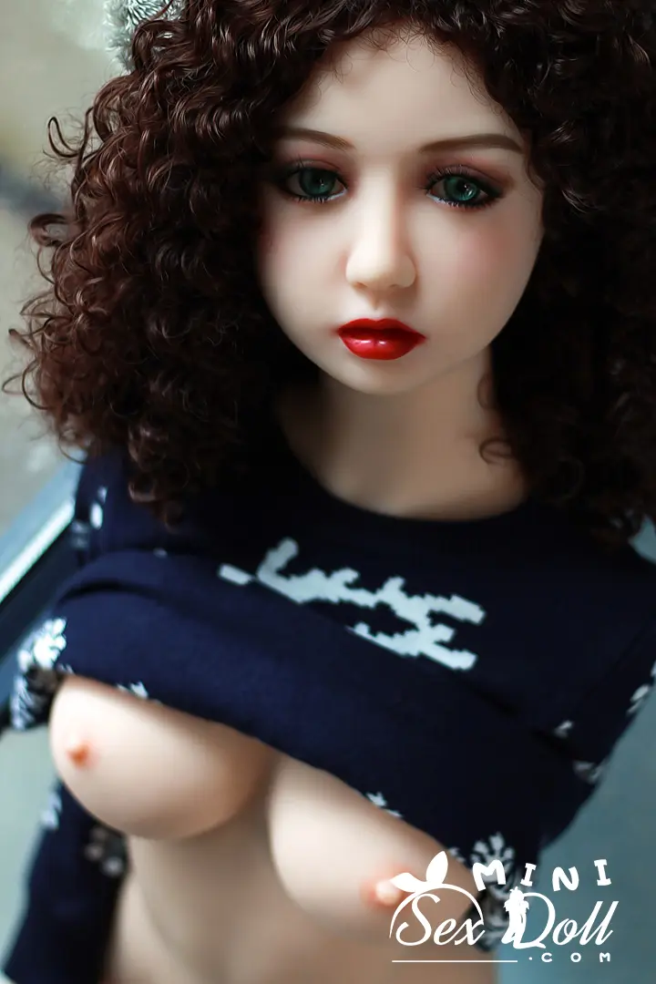 $800-$999 125cm/4.1ft Curly Hair Young Woman Mini Sex Doll-Clara 19