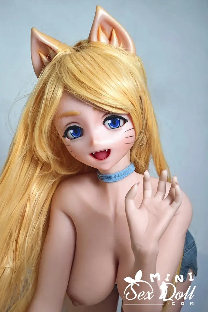 $1000+ 148cm/4.85ft Blonde Anime Sex Doll-Penney 17
