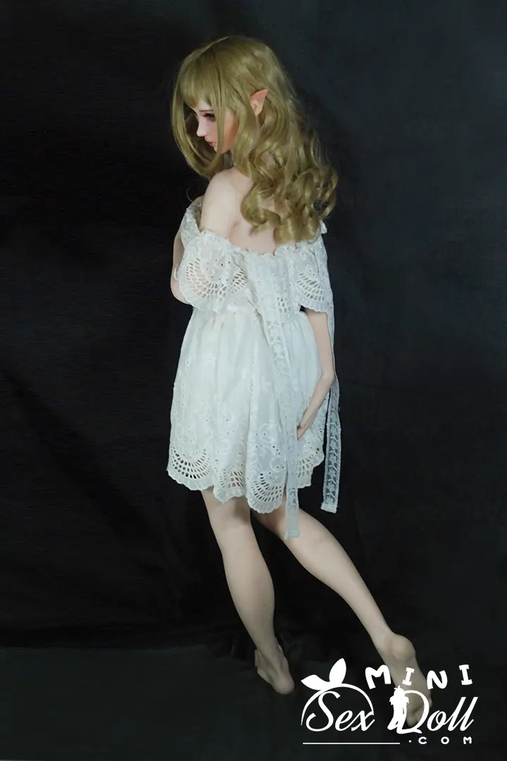 $1000+ 102cm/3.34ft Blonde Elf Silicone Sex Doll-Danica 6